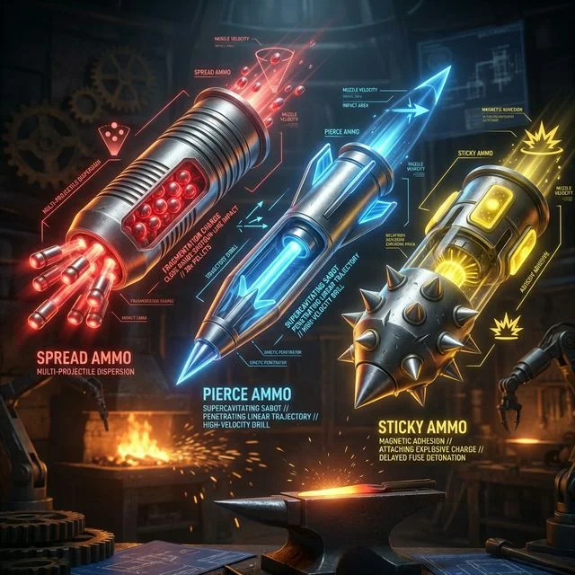 Heavy Bowgun ammo types and damage comparison in MH Wilds